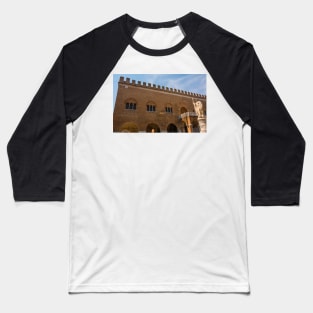 Trecento Palace and Teresona Statue in Treviso, Italy Baseball T-Shirt